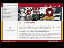 Tablet Screenshot of dolfindustries.com